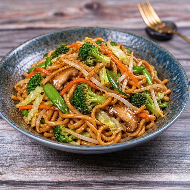 (L) / Vegatable Lo Mein 蔬菜捞面.