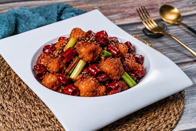 Crispy Chicken with Magic Chili 辣椒脆鸡.