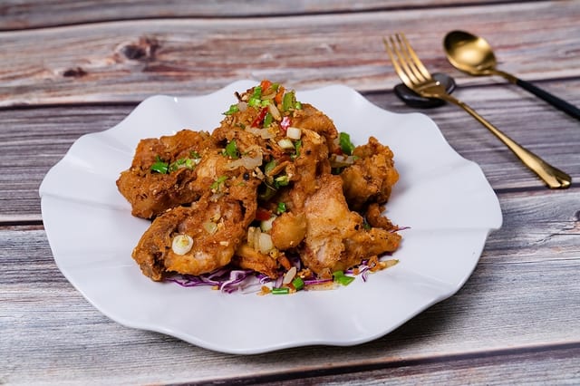 (L) Salt & Pepper Pork Ribs (午) 椒盐排骨.