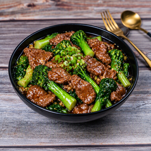 (L) / Beef with Broccoli 芥兰牛肉.