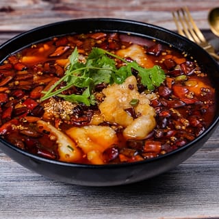 Fish in Hot Chili Oil 水煮鱼片