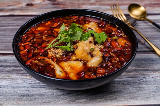 Fish in Hot Chili Oil 水煮鱼片.