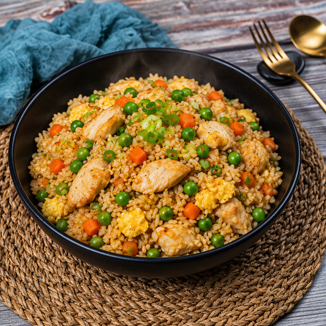 (L) / Chicken Fried Rice 鸡肉炒饭.