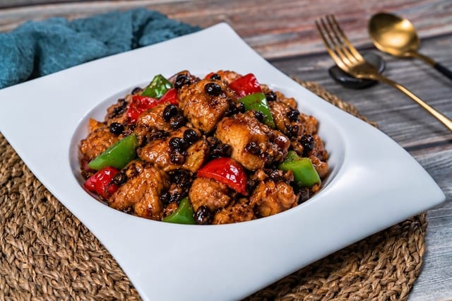 Chicken with Black Bean Sauce 豆豉鸡.