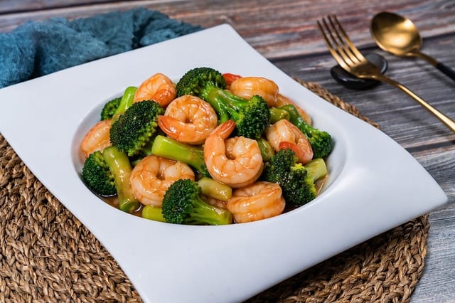(L) Shrimp w.Broccoli (午) 芥兰虾.