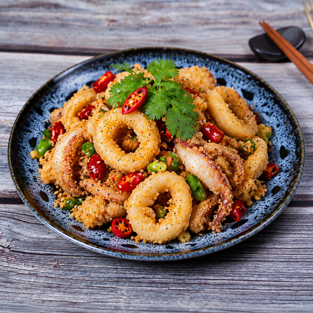 Salt & Pepper Calamari 椒盐鲜鱿.