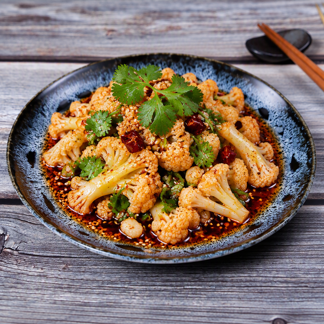 Cauliflower in Chili Sauce 香辣菜花.